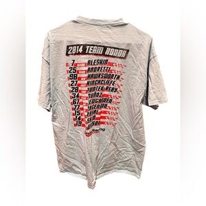 Honda racing Hand Crafted light blue  Team Honda T-Shirt XL